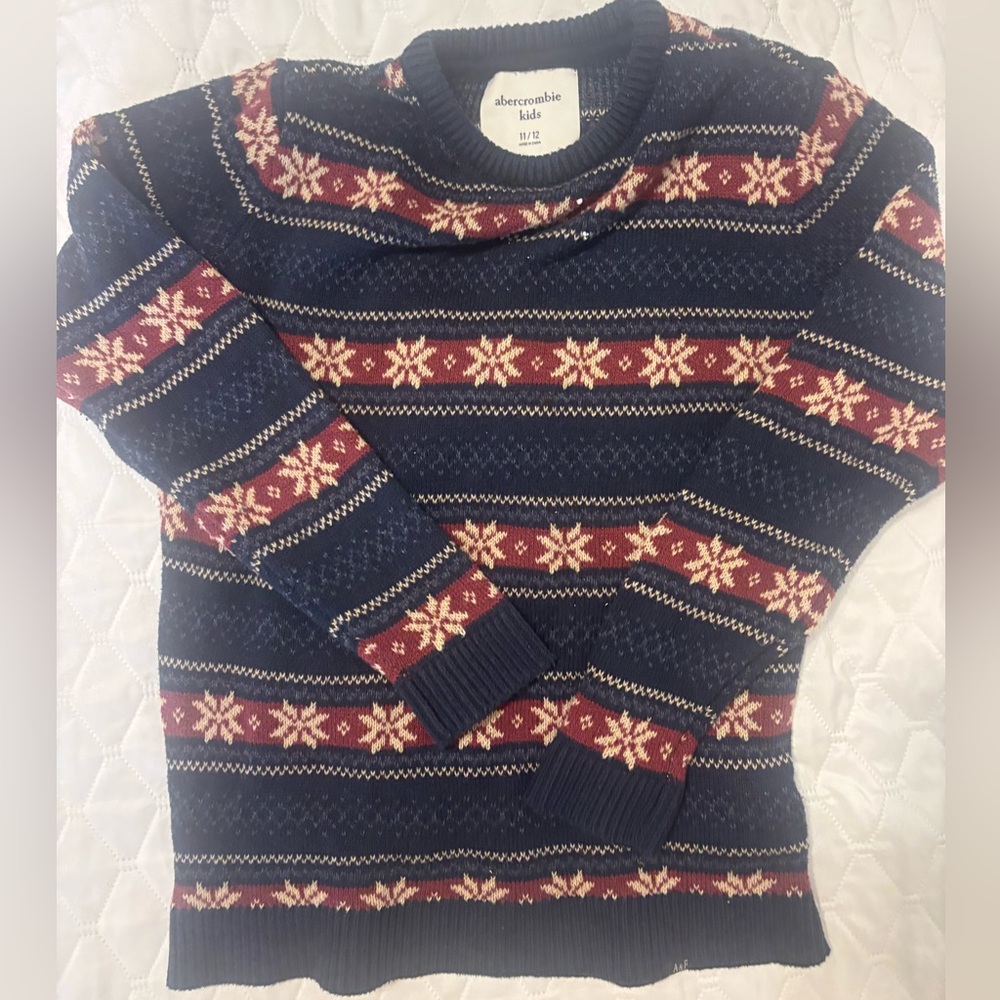 Abercrombie Kids Fair Isle Sweater size 11/12